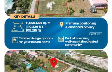 Corner Lot In Gated Community