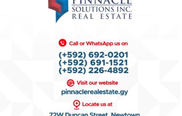 3-Bedroom Home – 17th Avenue, Diamond, East Bank Demerara