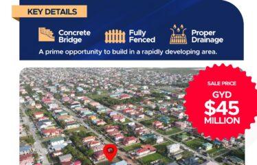 Residential Land – 3rd Avenue, Diamond, East Bank Demerara